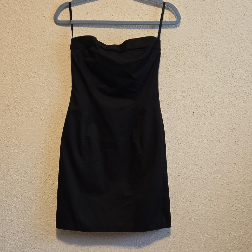 B18 Express Black Strapless Dress Sz 3/4